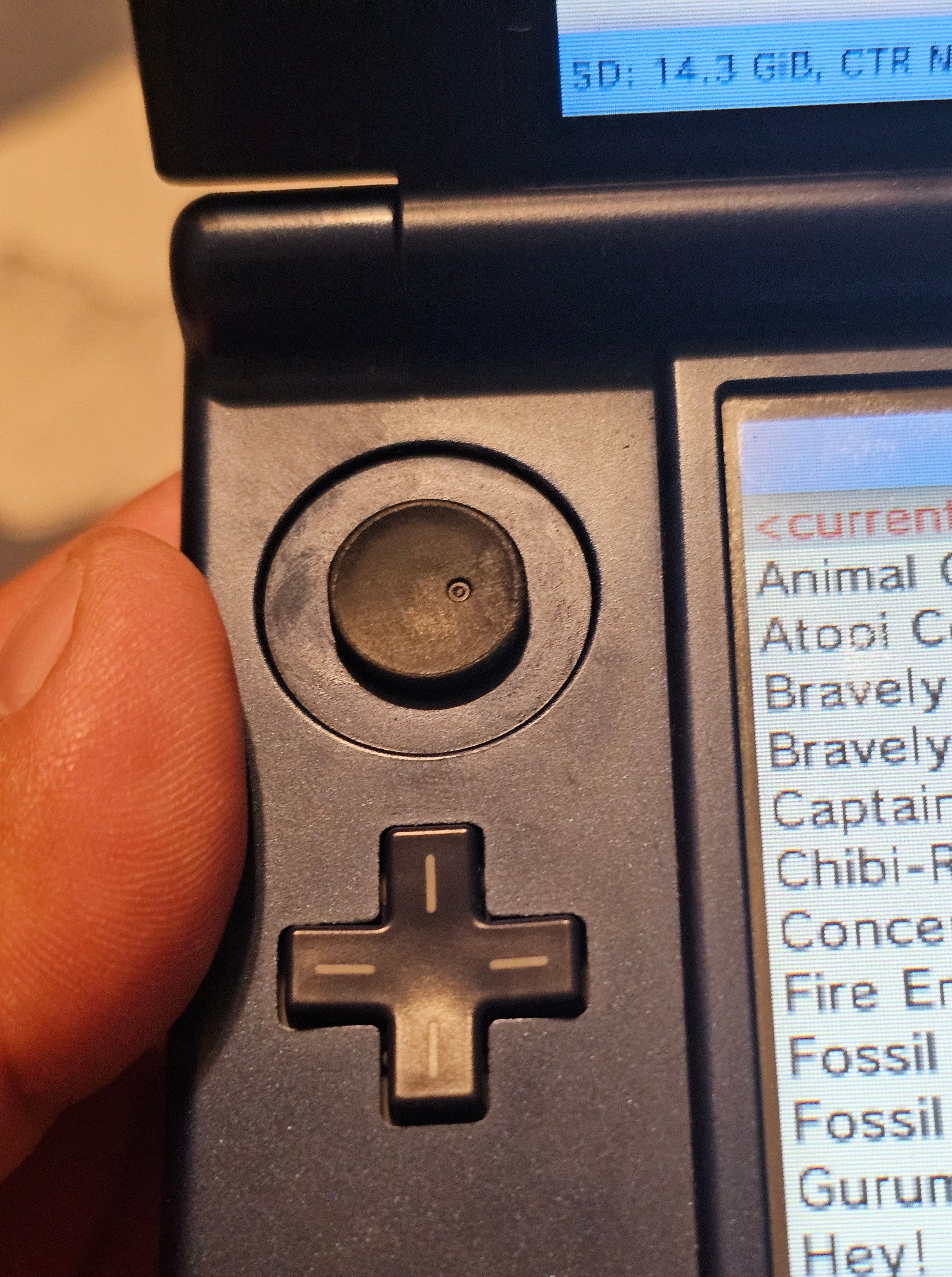 New galaxy 3ds xl modded with games