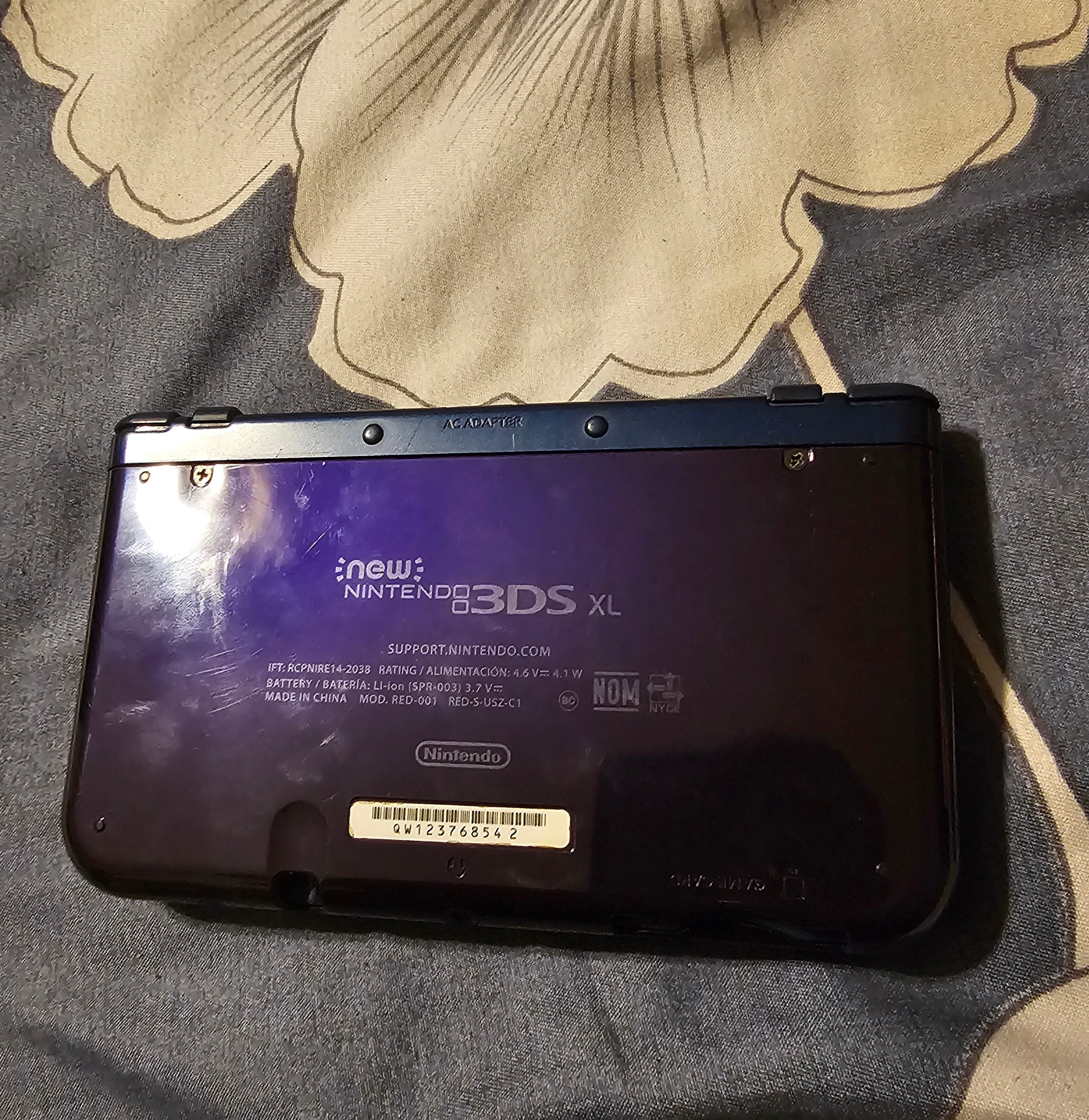 New galaxy 3ds xl modded with games